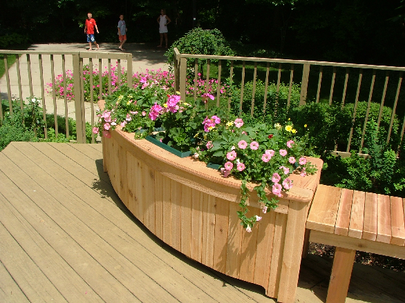 Cedar Planter Flower Box